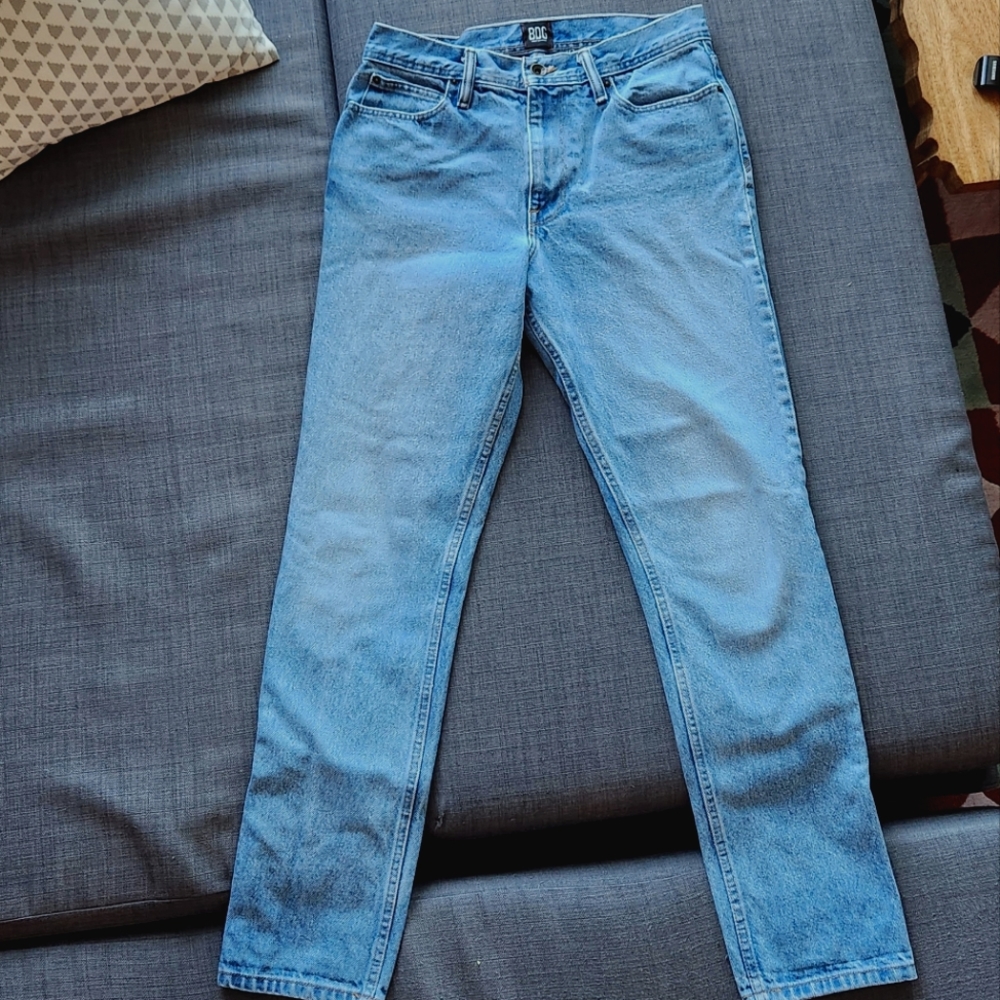 BDG men's slim 100% cotton rigid denim jeans 31 waist 32 length